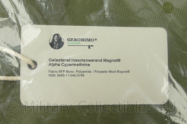 Defensie Geronimo Gelaatsnet Insectenwerend Magnet Alpha Cypermethrine - nieuw in verpakking - origineel