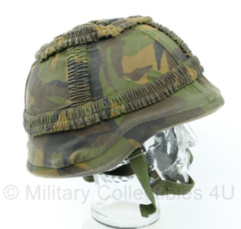 KL Nederlandse leger composiet helm M92 M95 MET woodland overtrek - maat Medium - zwaarder gedragen - origineel