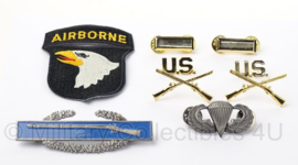 US officier insigne set - rang van 2nd lieutenant