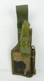 KMARNS Korps Mariniers en US Army Dropleg Holster Beenholster Forest Woodland camo - Eagle USA - 30 x 3 x 22 cm - origineel