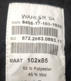 KMAR Marechaussee DT broek blauw - 45% wol - maat 102 x 85 uit 2004 - origineel