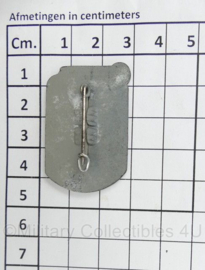 WO2 Duitse NSB speld Goudsberg Vrijheid en Recht 1940 Ongerechtigheid - 4 x 3 cm - origineel