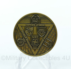 Defensie coin 1 NL GE Corps Headquarters  Operation Kingred Sword Noble Mariner  Noble Sword May 2007- origineel