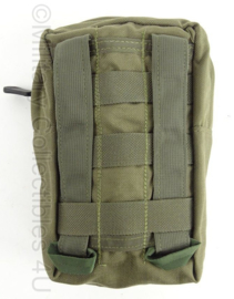 US Army MOLLE tas OD groen - maker Paraclete Armor - afmeting 21 x 14 x 6 cm - origineel