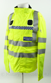 Britse Politie POLICE  jacket High Visibility - met reflecterende strepen - fluorgeel - meerdere maten - origineel