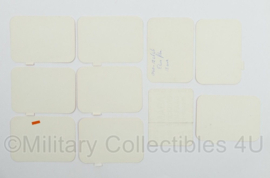 KM Koninklijke Marine sticker set van 10 stickers  - 9,5 x 6,5 cm - origineel