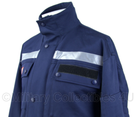 DB damesjas met reflectie en klittenband voor rugstrook - Goretex - maat L - donkerblauw - Nieuw