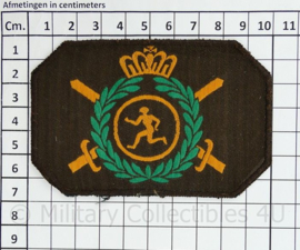 Defensie vorig model arm embleem LO Sport  - 10 x 6,5 cm - origineel