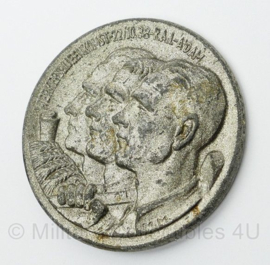 WO2 Werkersbijeenkomst medaille uit 1938 - diameter 4 cm - origineel