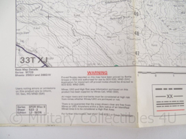 Leger Topografische kaart Kupres Mine Map - 65 x 47 cm - origineel