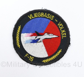 KLU Luchtmacht vliegbasis Volkel F16 embleem - diameter 10 cm -  origineel