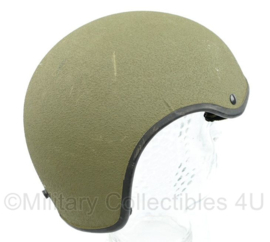Ballistische US Army Shell assembly outer 132AS/SV Helm met custom liner voor gebruik met headset  - Size medium -  origineel