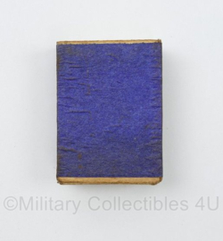 WO2 Duits luciferdoosje van echt hout - Waffen SS Vlamingen OP Legioen Vlaanderen - 6 x 4 cm - replica