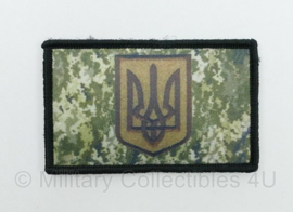 Uniform landsvlag Oekraïne embleem -  klittenband - 8 x 5 cm