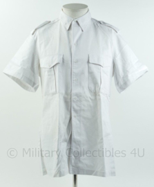 Korps Mariniers overhemd met korte mouw - wit - met zichtbare knopen en borstzakken - maat 40 - origineel