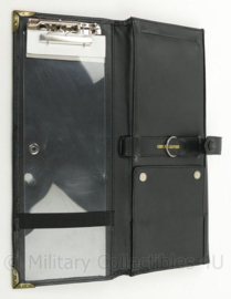 Britse Politie lederen map - 36 x 16 x 2½ cm - licht gebruikt - origineel