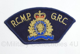 Canadese RCMP GRC Royal Canadian Mounted Police patch - 11 x 6 cm - origineel