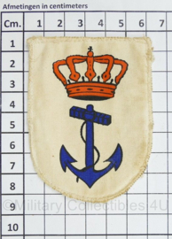 Koninklijke Marine embleem - 8 x 6 cm - origineel