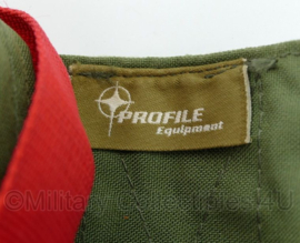 Defensie en KMARNS Korps Mariniers Profile Equipment opbouwtas IFAK pouch with insert groen - 13 x 7 x 17 cm - gebruikt  - origineel