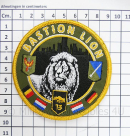 Bastion Lion oefening 2025 13 Lichte Brigade patch - met klittenband - diameter 9 cm