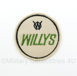 WO2 US Army Willys patch voor Willys MB, Willys M38 en Willys CJ- diameter 6 cm