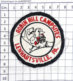 US Robin Hill Campsites Lenhartsville  PA Patch - diameter 8 cm - origineel