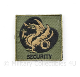 Defensie borst embleem Security Friesland - met klittenband - 5 x 5 cm - origineel