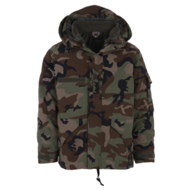 Commando Parka maat XL - licht gebruikt (zonder voering) - Korps Mariniers & US woodland camo