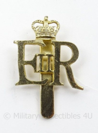 Britse Regiment pet insigne - WO2 model, maar net naoorlogs - afmeting 3 x 3 cm - origineel