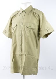 Ongebruikt leger Overhemd khaki - korte mouw - maat 40 of 41- origineel