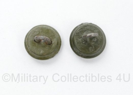 WO2 Russische leger knoopjes PAAR - diameter 14 mm - origineel