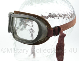 Vintage motorrijder stofbril - WO2 Duits model - gebruikt - origineel naoorlogs