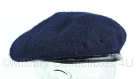 Britse leger blauwe baret Woolen one piece beret cap - Maat 55 - Origineel