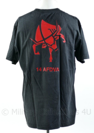 Defensie T-shirt 14e afdeling veldartillerie - maat L - origineel