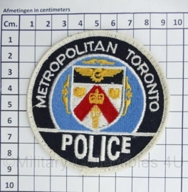 Canadese Politie embleem Canadian Metropolitan Toronto Police patch - diameter 9 cm - origineel