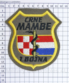 Kroatische leger embleem CRNE Mambe 1 Brigada 1Bojna - origineel