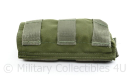 Defensie en Korps Mariniers Warrior Assault Systems Molle tas Single magazin pouch groen M4 C7 - 14 x 8 x 3 cm - origineel