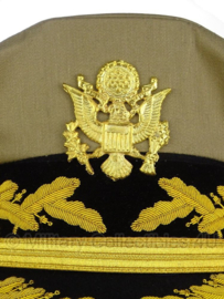 US Army Admiral visor cap khaki - model MacArthur - maat 57 t/m 60
