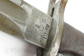 WO2 US Army M1 Garand bajonet 1942 - makers AFH en UC - origineel