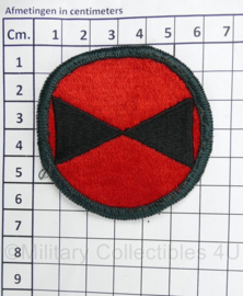 US Army 7th Infantry Division patch - diameter 6,5 cm - origineel