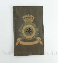 Defensie GVT Mouwembleem Defensie staf (2006) - zeldzaam -  met klittenband - 8 x 5 cm - origineel