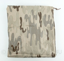 KL Nederlandse Leger desert camo rugzak overtrek - speciale uitvoering proefversie - 135 x 142 x 0,2 cm - origineel