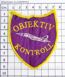 Hongaarse Leger Luchtmacht patch OBJEKTIV KONTROLL  - 9 x 7,5 cm - origineel