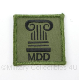 Defensie MDD Maatschappelijke Dienst Defensie borstembleem - met klittenband - 5 x 5 cm - origineel