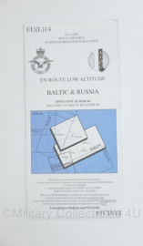 Royal Canadian Air Force Flight Information En Route Low Altitude Baltic & Russia EU(L)14 - 18 maart 2004 - 26,5 x 12,5 cm - origineel
