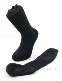 Defensie winter sokken koudweer zwart - maat 40 - gedragen - origineel