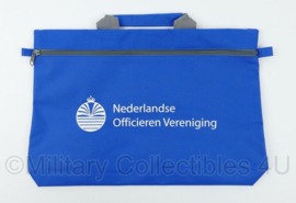 Nederlandse Officieren Vereniging draagtas blauw - 40 x 27,5 cm - nieuw - origineel