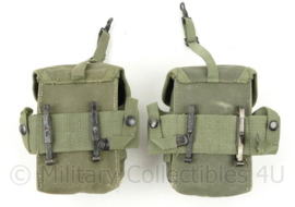 1 PAAR Replica US Vietnam oorlog M56 Ammo pouch small arms magazijntassen