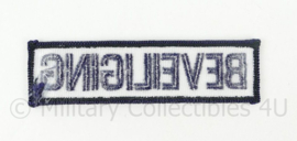 Naamlint Beveiliging (reflectief) - zonder klittenband - 10 x 3 cm - nieuw in verpakking