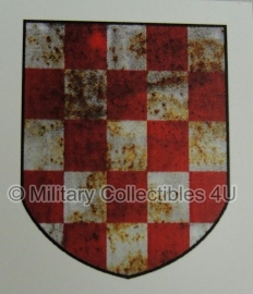 Kroatische-Freiwilligen-Division 369e regiment decal - CV-003